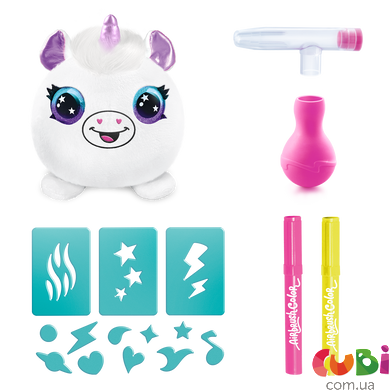 Игровой набор-сюрприз DIY AIRBRUSH PLUSH - Неон мини