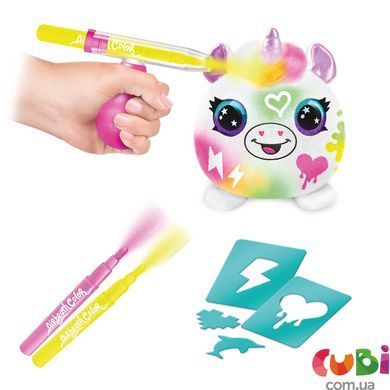 Игровой набор-сюрприз DIY AIRBRUSH PLUSH - Неон мини