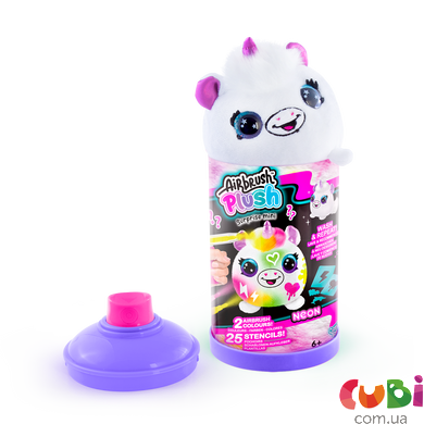 Игровой набор-сюрприз DIY AIRBRUSH PLUSH - Неон мини