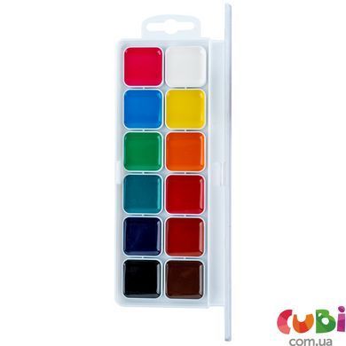 Акварельные краски K-061, 12 цветов Kite Classic