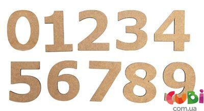 Набір дерев'яних заготовок ROSA TALENT Цифра 5 МДФ 5 шт (4801300)