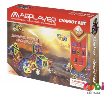 Конструктор магнитный Magplayer 40 элементов (MPB-40)
