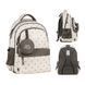 Рюкзак GoPack Education 182M Beige Polka Dots, Бежевий