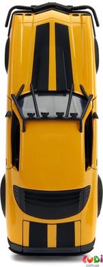 Машина металлическая Jada Трансформеры. Бамблби, Шевроле Камаро (1977), с фигуркой логотипа, 253115010