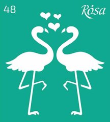 Трафарет багаторазовий самоклеючий ROSA TALENT Love №48 (3625148)