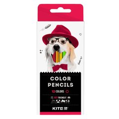 Карандаши цветные, 12 шт. Kite Dogs