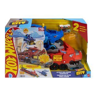 Транспортер-трансформер &laquo;Два дракони&raquo; Hot Wheels (JBM72)