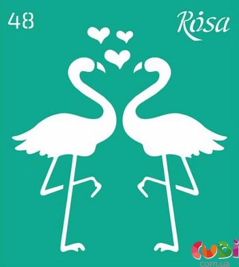 Трафарет многоразовый самоклеящийся ROSA TALENT Love №48 (3625148)