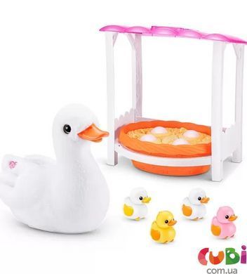 Интерактивный игровой набор-сюрприз PETS ALIVE S1 &ndash; МАМА УТОЧКА С СЮРПРИЗОМ, комбинированый