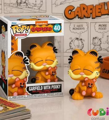 Ігрова фігурка Funko Pop! серії "Гарфілд" - Гарфілд з Пукі (80163), комбінований