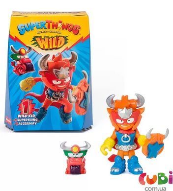 Ігровий набір SUPERTHINGS серії &laquo;Wild Kids&raquo; &ndash; КАЗУМ-КІД (казум-кід, фігурка, аксесуар), комбінований