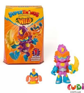 Ігровий набір SUPERTHINGS серії &laquo;Wild Kids&raquo; &ndash; КАЗУМ-КІД (казум-кід, фігурка, аксесуар), комбінований