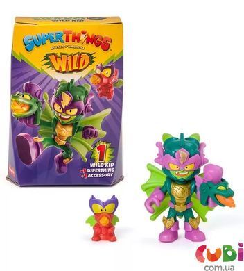 Ігровий набір SUPERTHINGS серії &laquo;Wild Kids&raquo; &ndash; КАЗУМ-КІД (казум-кід, фігурка, аксесуар), комбінований