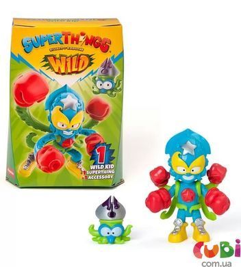 Ігровий набір SUPERTHINGS серії &laquo;Wild Kids&raquo; &ndash; КАЗУМ-КІД (казум-кід, фігурка, аксесуар), комбінований
