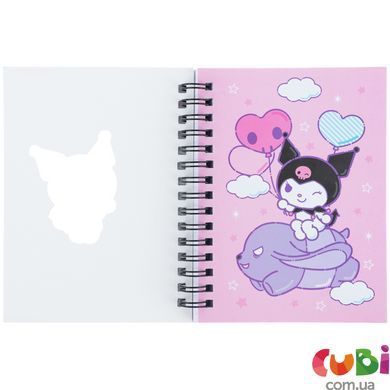 Блокнот на спіралі Kite Kuromi (HK26-229), А6, 80 аркушів, клітинка