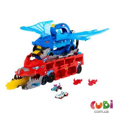 Транспортер-трансформер &laquo;Два дракона&raquo; Hot Wheels (JBM72)