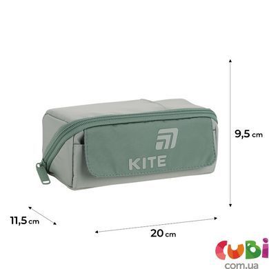 Пенал Kite 2702-3 оливковый (K26-2702-3), Оливковий