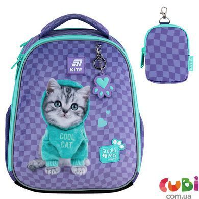 Школьный набор Kite Education Studio Pets SET_SP25-555S-2 (рюкзак, пенал, сумка), комбинированый