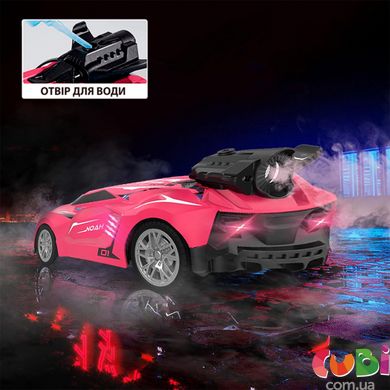 Автомобіль SPRAY CAR на р/к – SPORT (рожевий, 1:24, світло, вихлопна пара)