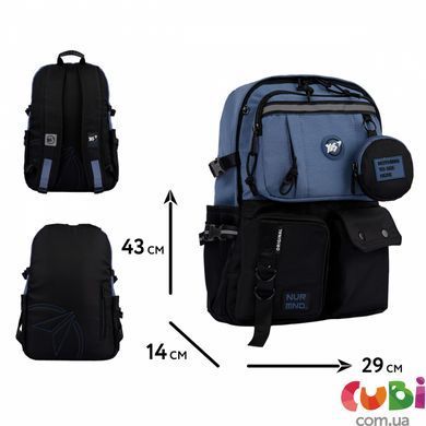 Рюкзак YES T-107 Blue (559975), комбинированый