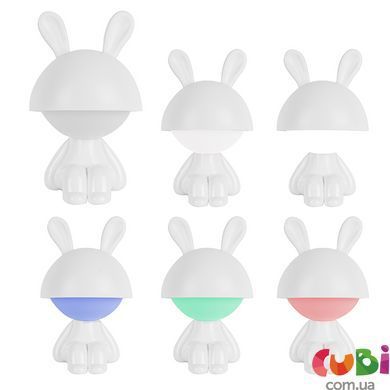 Світильник-нічник LED з акумулятором Kite Cute Bunny K25-316-1-1, білий
