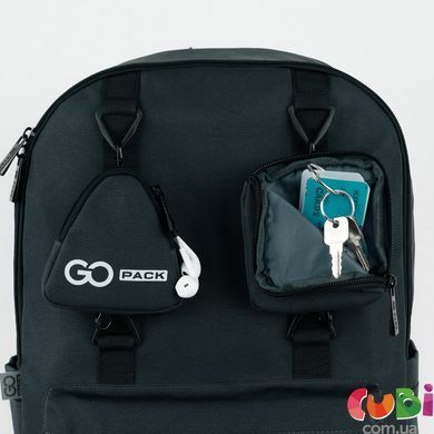 Рюкзак GoPack Education для підлітків 178 графітовий, комбінований