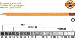 Олівець графітний (1500, 2В)