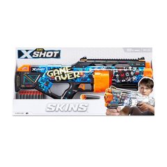 Быстрострельный бластер X-SHOT Skins Last Stand Game Over (16 патронов), 36518A