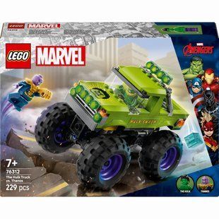 Конструктор Lego Marvel Super Heroes Грузовик Халка против Таноса (76312), комбинированый