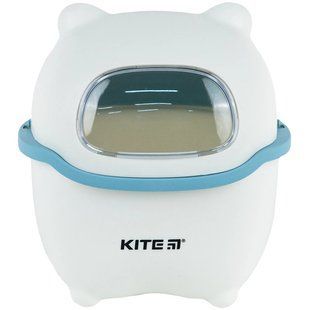 Настольный мусорный контейнер Kite, бело-голубой, K24-009-6