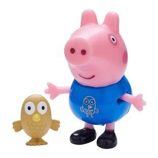 Ігровий набір Peppa Pig Джордж із совою (06918-3), комбінований