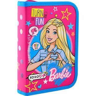 Пенал твердий 1 Вересня одинарний з двома клапанами HP-04 Barbie (532196)