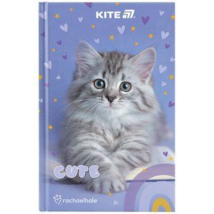 Записная книга Kite Rachael Hale R25-199, твердый переплет, размер A6, 80 листов, клетка