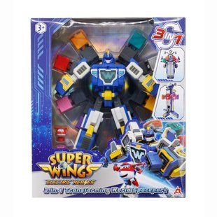 Ігровий набір Super Wings Transforming Всесвітній космодром 3в1 (YW780288)
