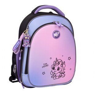 Рюкзак школьный полукаркасный YES S-109 Cute Unicorn (559877), комбинированый