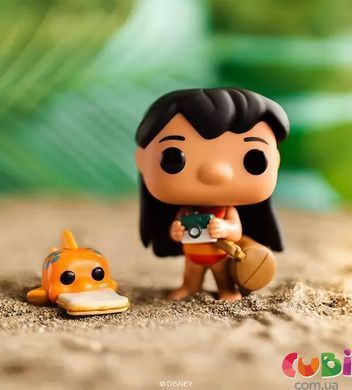 Игровая фигурка FUNKO POP! серии "Лило и Стич" - Лило с рыбкой, комбинированый