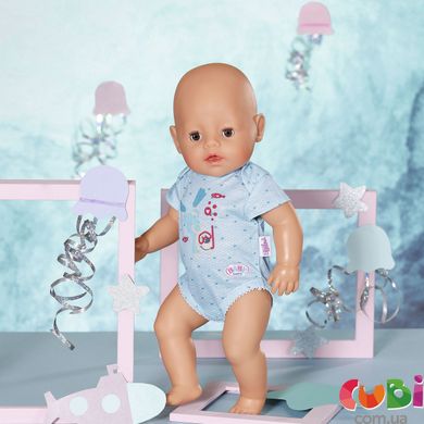 Одяг для ляльки BABY BORN - БОДІ S2 (блакитне)