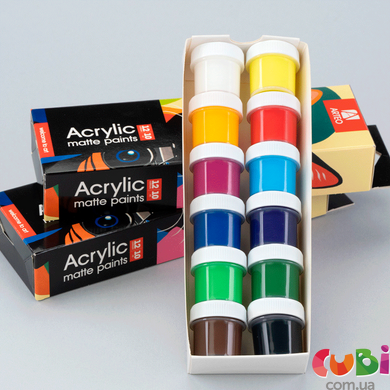 Набір акрилових фарб ColorСat матовий 12&times;10мл Arteo