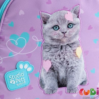 Школьный рюкзак Kite Education Studio Pets (SP26-763S), Сиреневый