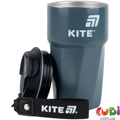 Термокружка Kite K25-1220-1, 450 мл, сіра, сірий