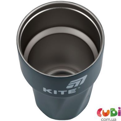 Термокружка Kite K25-1220-1, 450 мл, сіра, сірий