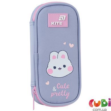 Пенал Kite 662 Pretty Nice (K26-662-18), сірий