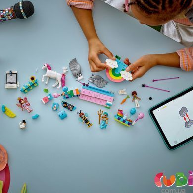 Конструктор Lego Friends Костюмована вечірка з єдинорогом і феєю, 42661, комбінований