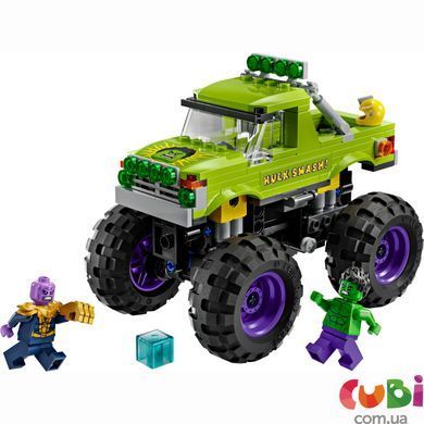Конструктор Lego Marvel Super Heroes Грузовик Халка против Таноса (76312), комбинированый