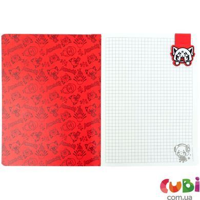 Блокнот з магнітною закладкою Kite Aggretsuko (AR26-192), А5, 60 аркушів, клітинка