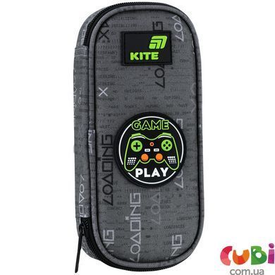 Пенал Kite 662 Good Game (K26-662-2), сірий
