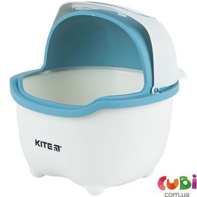 Настольный мусорный контейнер Kite, бело-голубой, K24-009-6