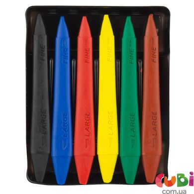 Крейда пластикова, 6 кольорів Jolliers