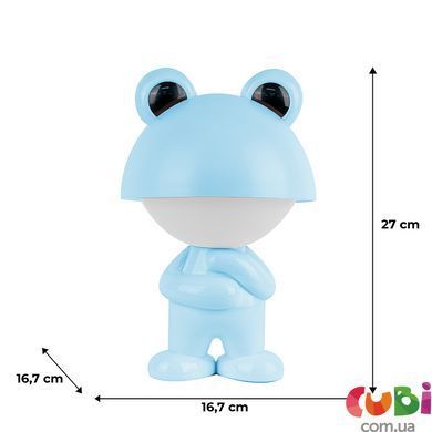 Світильник-нічник LED з акумулятором Kite Dreamy Froggy K25-315-3-3, блакитний