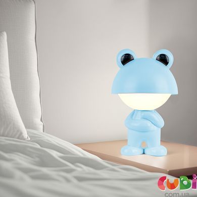 Світильник-нічник LED з акумулятором Kite Dreamy Froggy K25-315-3-3, блакитний